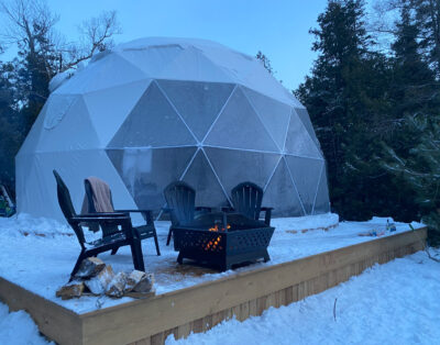 Driftwood Dome – Your Future Off-Grid Retreat on Lake Huron